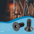 thumbnail image 3 of 8Pcs Bike Lock Shoe Cleat Mounting Screw for SPD Self-Locking Pedal Lock Steel Black, 3 of 7