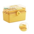 thumbnail image 4 of Storage Box, 3 Layer Large Capacity Partitioned Lightweight Water Proof First Aid Kit for Home Outdoor, 4 of 7
