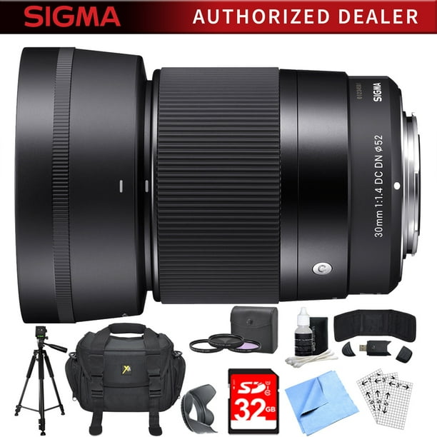 Sigma 30mm F1 4 Dc Dn Lens For Sony E Mount Includes Bonus Xit 60 Full Size Photo Video Tripod And More Walmart Com Walmart Com