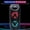Magic Black L, variant on 7800W Retro Portable Bluetooth Speaker Multicolor LED Heavy Bass Subwoofer TWS FM USB Type-C TF for RV Camping Easter Gift