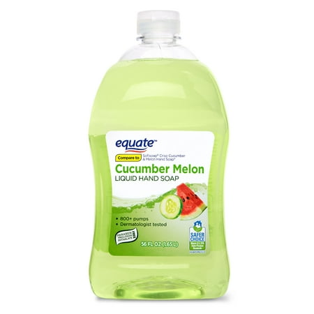 (2 pack) Equate Liquid Hand Soap, Cucumber Melon, 56