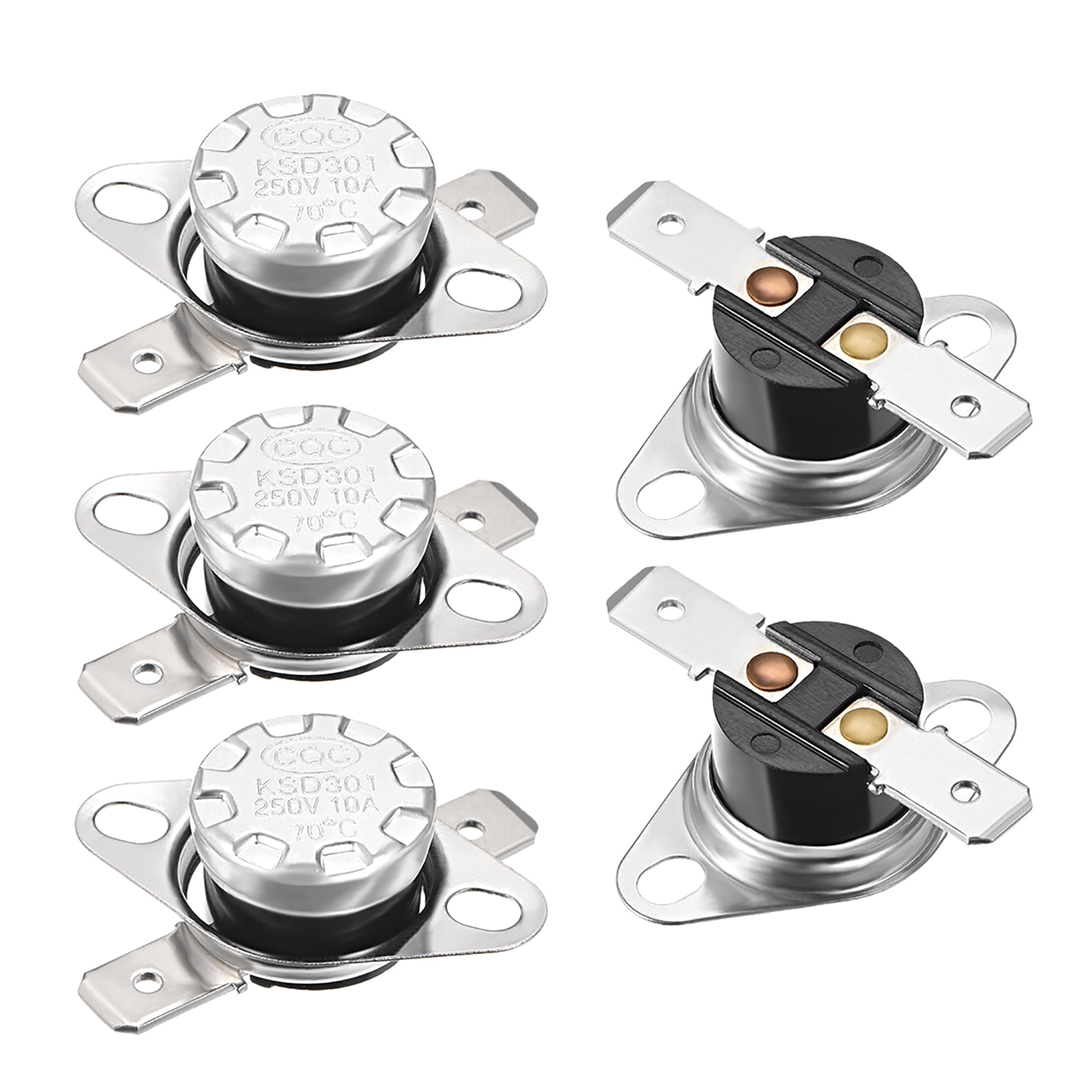 Temperature Control Switch , Thermostat , KSD301 70°C , 10A , Normally