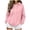 Pink, variant on CHGBMOK Women's Fall Hoodie Jackets Long Sleeve Zip Up Track Jackets Comfy Fleece Lined Sweatshirts with Pockets