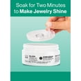 thumbnail image 4 of Gem Glow Sterling Silver Jewelry Cleaner, Removes Light Tarnish, 7.5 fluid ounces, Includes Jewelry Soaking Basket, 4 of 7