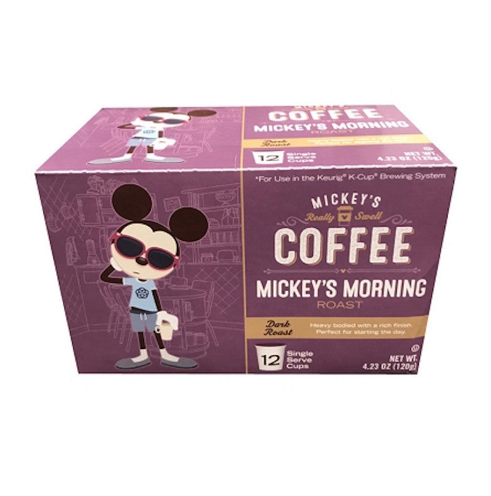 Disney Mickey's Coffee Mickey's Morning Roast 12 Keurig K-Cup New Sealed - image 2 of 3