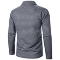 thumbnail image 4 of Men's Quarter Zip Knit Sweater Neck Casual Pullover Ribbed Edge Comfortable Stylish Warm Winter Top Mens Casual Crew Neck Basic Tees, 4 of 5