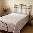 thumbnail image 4 of Polyester Bed Sheet Set 240 x 200 cm, Thick Breathable Anti-Slip Printed Fitted Sheet, Colorfast, Pilling Resistant, Vintage Pattern, 4 of 5