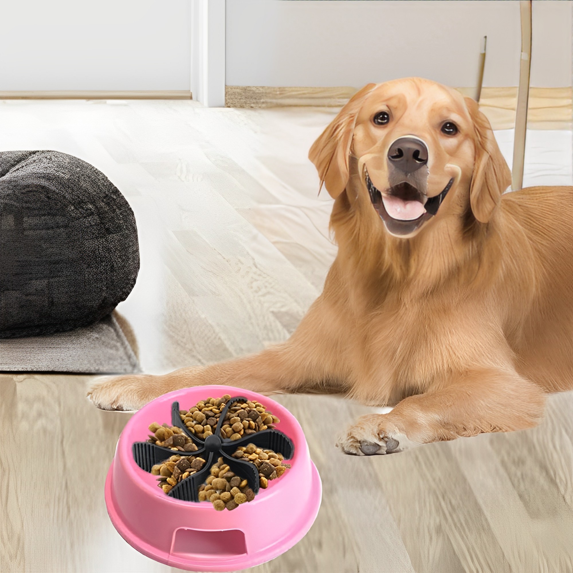 LABUBU Dog Bowls Slow Feeder,Dog Slow Feeder,for Dry Fresh Wet Pet Food