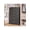 Black, variant on White Modern Tall 5 Drawer Chest of Drawers, Wooden Dresser Storage Cabinet with Gold Metal Handles, Multipurpose Organizer Nightstand for Bedroom Closet Living Room Hallway Entryway