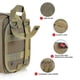 thumbnail image 4 of Riñoneras tácticas de primeros auxilios, riñonera militar compacta, riñonera multifuncional para camping, senderismo y ciclismo., 4 of 5