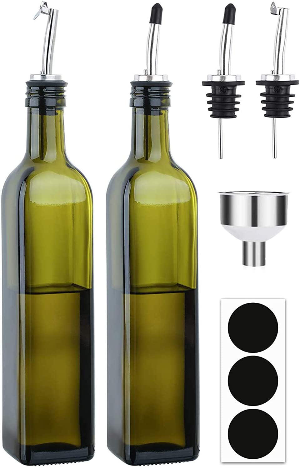 sleek Design 1 carafe Glass Vinegar and Oil Dispenser 2-in 