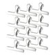 thumbnail image 1 of Kearding Clips de bolsa de virutas de Metal de 12 piezas Clips de acero inoxidable resistentes y duraderos de amplia aplicación hechos Almacenamiento y organización del hogar grande 12*7cm, 1 of 6