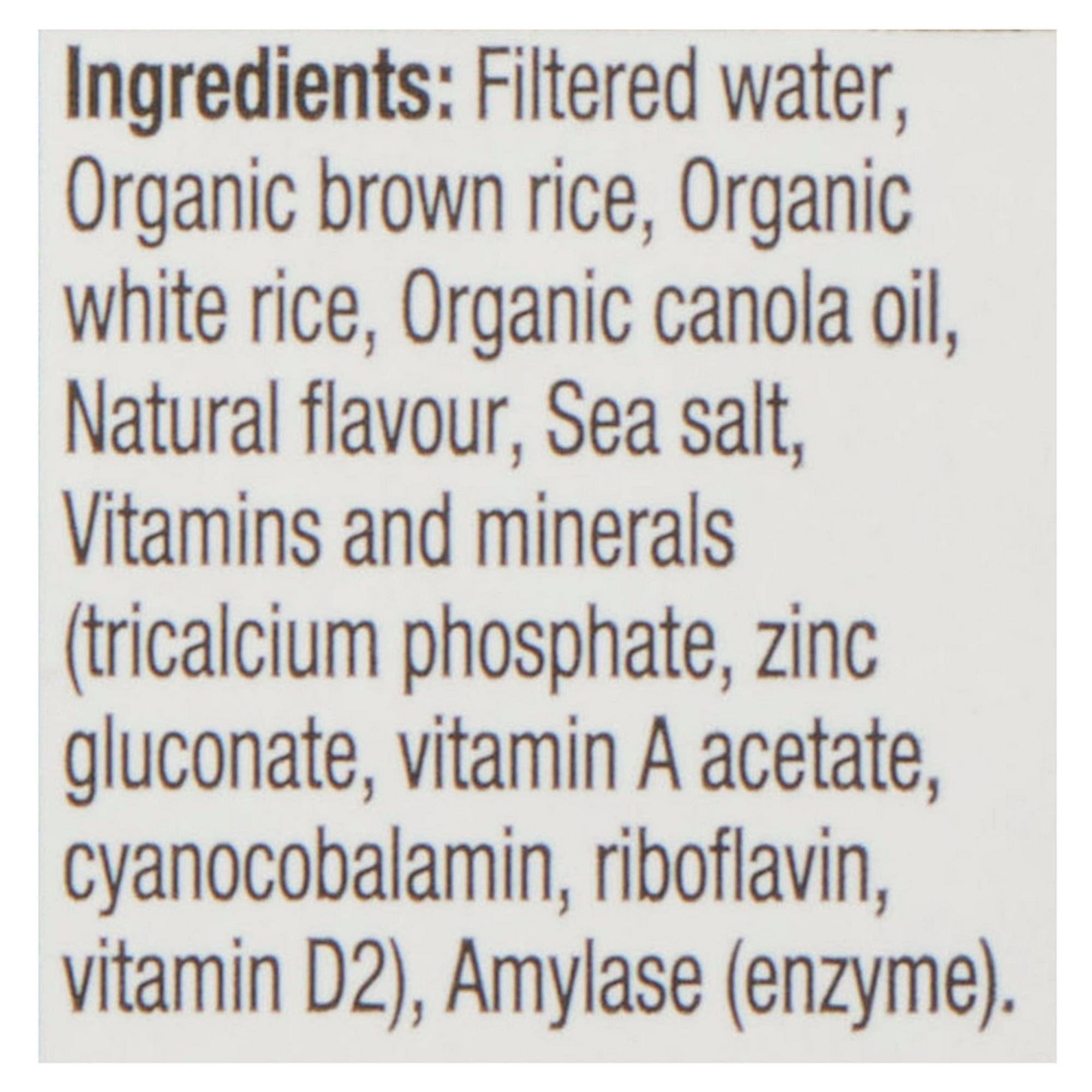 Natur-A Boisson Biologique de Riz à la Vanille