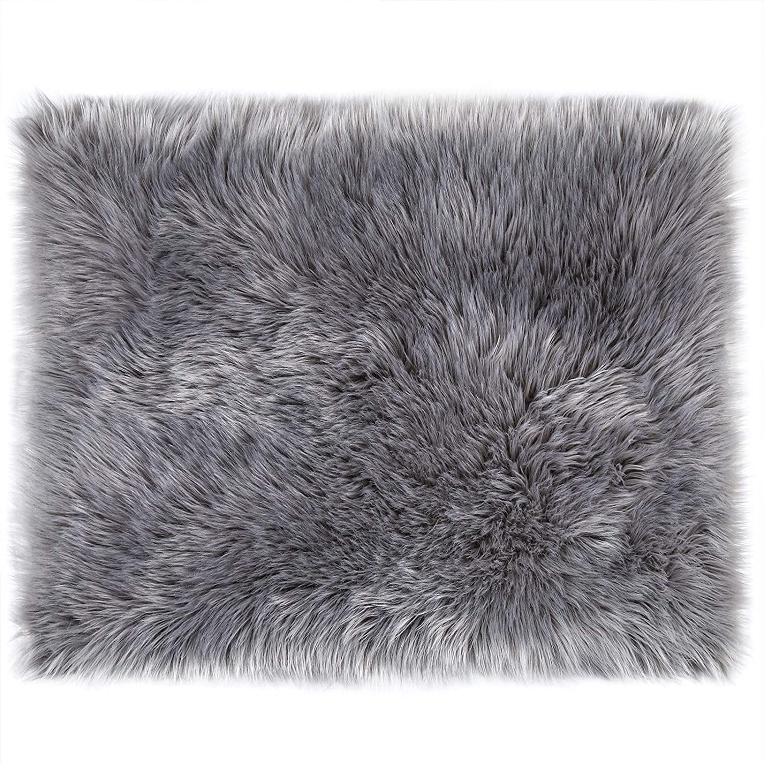 Super Soft Living Room Fluffy Rug, Faux Fur Sheepskin Area Rug Living