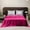 Hot Pink#134, variant on Satin Bed Sheet Soft Silk Feel, Wrinkle Resistant, Easy Care, Cooling and Luxury Bedding for All Seasons, Twin Size