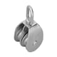 thumbnail image 2 of Polea De Doble Rueda, Bloque De Polea De Acero Inoxidable 304 Resistente A La Corrosión De 50 Mm/2,0 Pulgadas Para Yates Para Barcos ANGGREK Otros, 2 of 8
