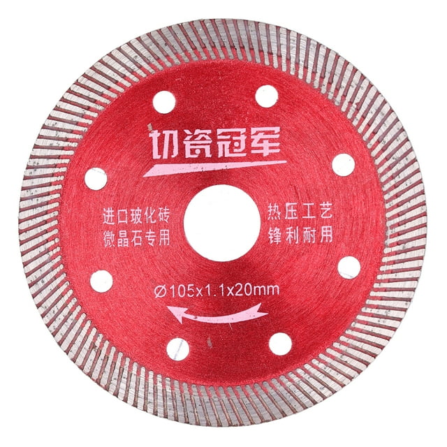 Disco de corte de hoja de sierra de diamante industrial Disco de amolado Hoja de sierra para cortar porcelana