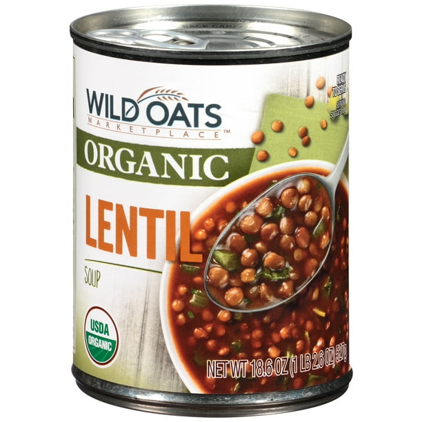 Wild Oats Marketplace Organic Lentil Soup 18.6 oz. Can