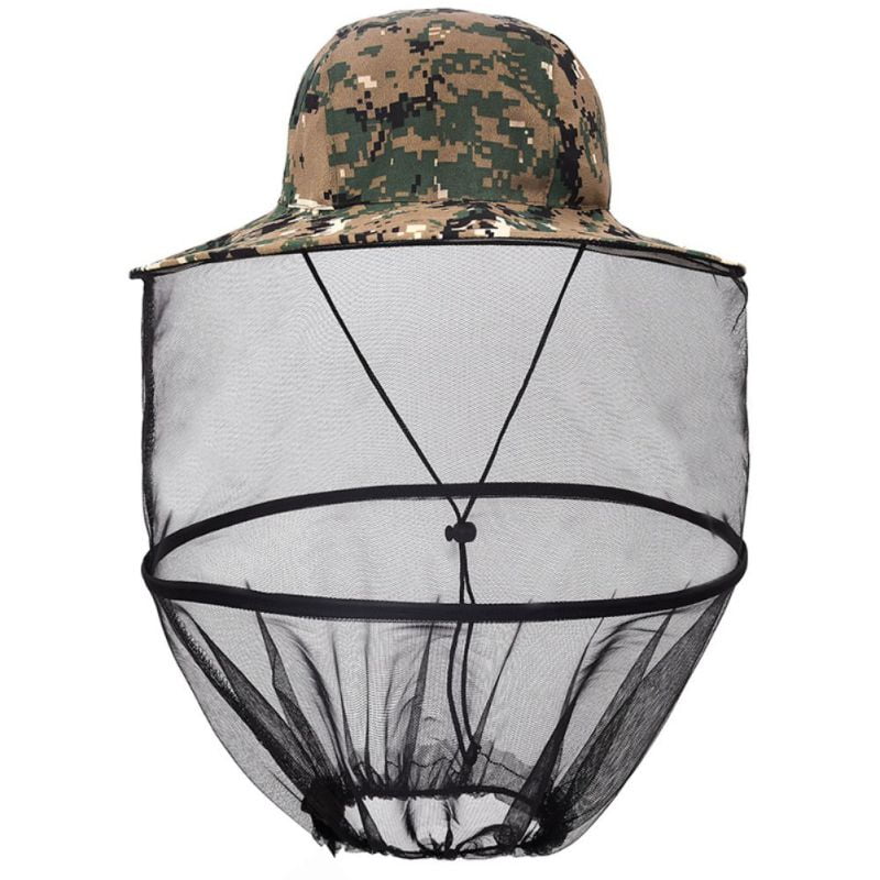 Zupora Men Women Mosquito Head Mesh Nets Hat Sun Hat Anti Gnat Bee Fly