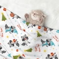 thumbnail image 2 of Pofeuu happy new year Raccoon Print Puppy Blanket,Dog Blankets,Pet Blanket Cozy Cat Blankets for Indoor Cats, Fuzzy Pet Blanket for Kitten Doggy Dog Blankets-Small, 2 of 8