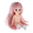 thumbnail image 4 of Precioso 6 pulgadas movible 1/12 chica muñeca cuerpo princesa 3D ojos Estilo 5 SM SunniMix BJD Doll Body, 4 of 6