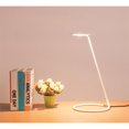 thumbnail image 2 of Ore International KTL-1005SWH Lampe de Bureau Réglable LED Satin Blanc 15 Pouces, 2 of 2