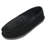 VENTANA Mens House Shoes Comfy Corduroy Slippers Moccasin Slip On