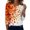 Black, variant on Bbyeadc Women's 3/4 Sleeve Blouses Crew Print Maple Leaf Print Top Printed Casual Lightweight Comfortable Loose Fit Versatile Shirts,Black(M)