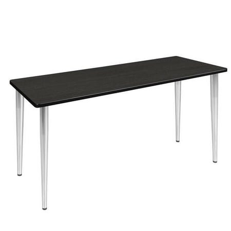 

72 x 24 in. Kahlo Tapered Leg Table - Ash Grey & Chrome