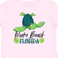 thumbnail image 4 of Inktastic Miami Beach, Florida Happy Sea Turtle Boys or Girls Baby T-Shirt, 4 of 5