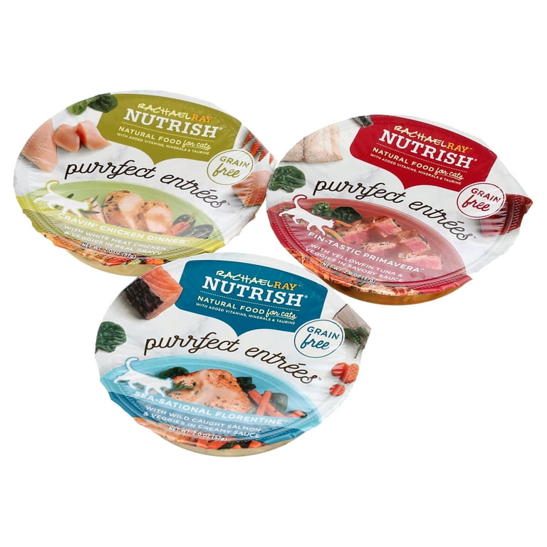 pack) Rachael Ray Nutrish Purrfect Entrees Variety Pack Grain