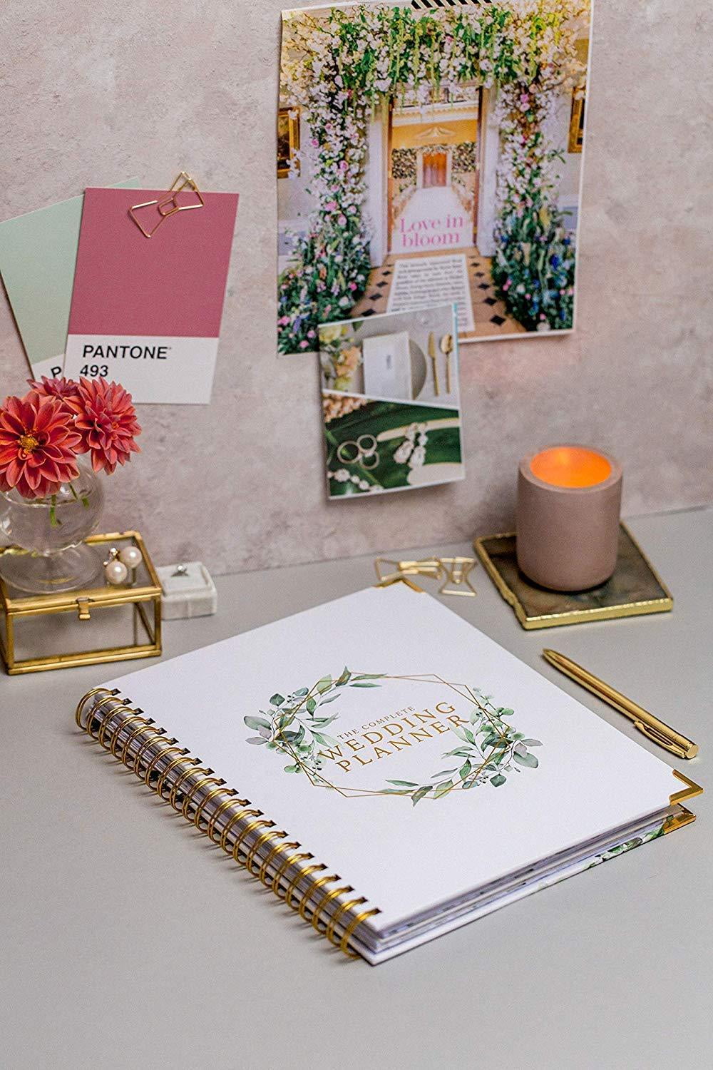 Your Perfect Day Wedding Planner, Undated Bridal Planning Diary, Floral