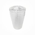 thumbnail image 1 of Porte-brosse à dents et gobelet en plastique PS, étiquette grise, 1 of 5