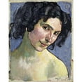 thumbnail image 2 of Ferdinand Hodler 15x18 Black Ornate Wood Framed Double Matted Museum Art Print Titled - Portrait of the Model Giulia Leonardi (1910), 2 of 5