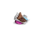 thumbnail image 4 of Hershey's Kisses Rainbow Brownie Flavored Candy, Bag 4.2 oz (Pack of 6), 4 of 5