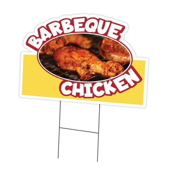 SignMission C-DC-1824-Barbeque Chicken19 18 x 24 in. Yard Sign & Stake - Barbeque Chicken
