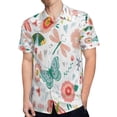 thumbnail image 4 of High Quality Hawaiian Shirts for Men Short Sleeve Aloha Beach Shirt Floral Summer Casual Button Down Shirts Blouses IHE9QW, 4 of 7