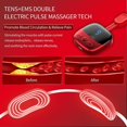 thumbnail image 3 of （Red）Neck massager heating, radio pulse neck massager, lymph drainage massager, 3 of 5