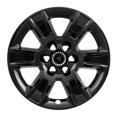 thumbnail image 2 of Set of 4 20" 6 Spoke Wheel Skins for 14-18 GMC Sierra 1500 SLE/SLT - Gloss Black, 2 of 2
