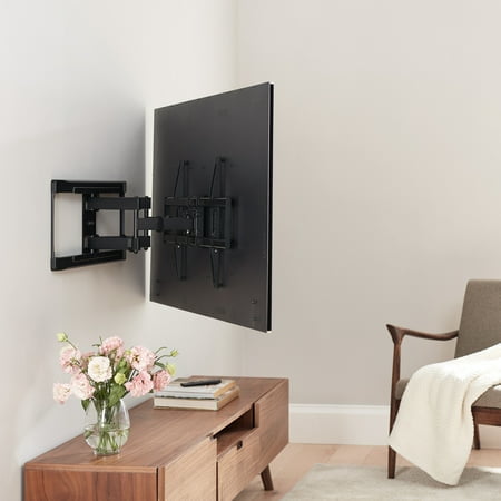 onn. Extra-Wide 50 in.–86 in./127 cm–218.44 cm Full Motion TV Wall Mount, UL Listed