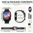 thumbnail image 4 of Smart Watch With 1.83" Full Touch Screen, Sport Watches, Multi-Sport Modes, Music-Control, Remote-Camera, Wireless Call And Answer, Pedometer, Information Alerts For IOS Android Phones,, 4 of 10