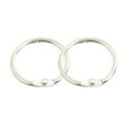 thumbnail image 3 of Unique Bargains 1 Inch Loose Leaf Binder Rings, 20 Pack, Round Metal Book Rings, Small Keychain Rings for Office Use, 3 of 5