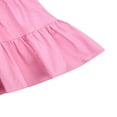 thumbnail image 3 of Girls Dress Shoulder Strap Solid Sling Layered Skirt for Children, 3 of 8