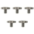 thumbnail image 1 of WHAMVOX 5Pcs Trumpet Valve Finger Button Metal Silver Never Fade Accessories for Trumpet Players, 1 of 8
