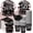 Black Pink, variant on 240 Pcs 60th Birthday Decorations 1966 Birthday Party Tableware Include Plates Napkins 9oz Cups Cutlery 60th Anniversary Party Supplies for Men Women Him Her, Serve 30 Guests (Black Gold)