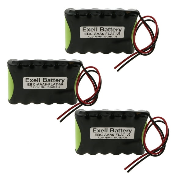 3x 7.2V 1000mAh NIMH w/Wire leads for 1:18 RC Car Racing HPI RS4 Micro Cars