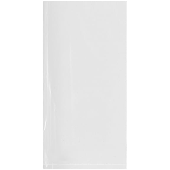 Plymor 4" x 8" (Pack of 200), 4 Mil Flat Open Clear Plastic Poly Bags