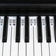 thumbnail image 3 of Etiquetas de notas de Piano reutilizables de silicona YONGSHENG 88 teclas, 3 of 5