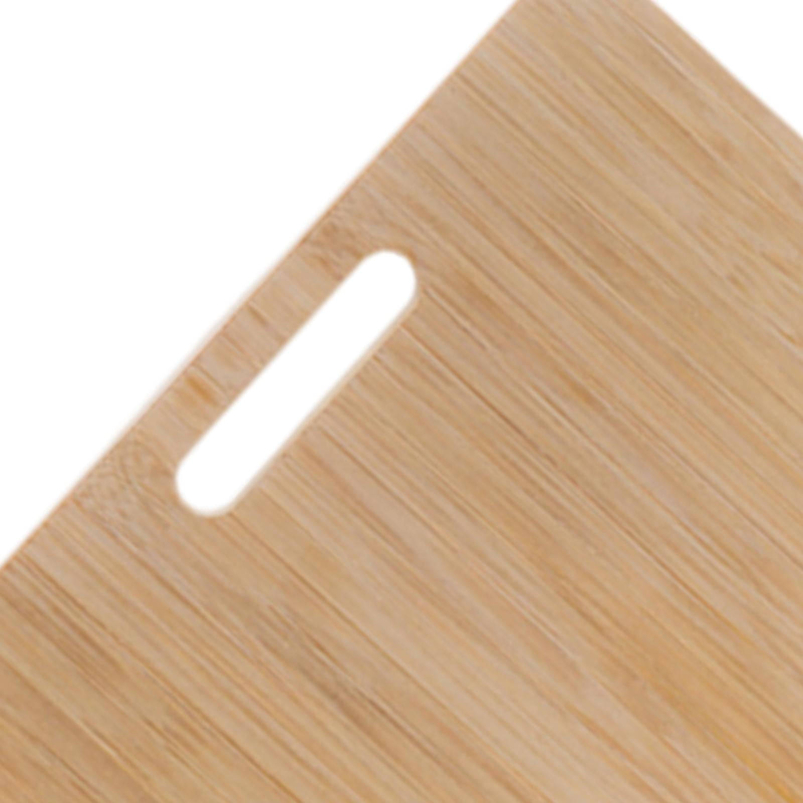 Chopping Board Cutting Board Kitchen Gadget Bamboo Serving Tray Breakfast Bread Board Pizza Board for Bread, Carving Meat, Vegetables 34cmx24cmx1.2cm