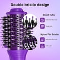 thumbnail image 5 of DAN Hair Dryer Brush Volumizer, 2 inch Oval Hot Air Brush Set Styling 4 in 1 Hair Styler Fast Drying Volumizing Purple, 5 of 8
